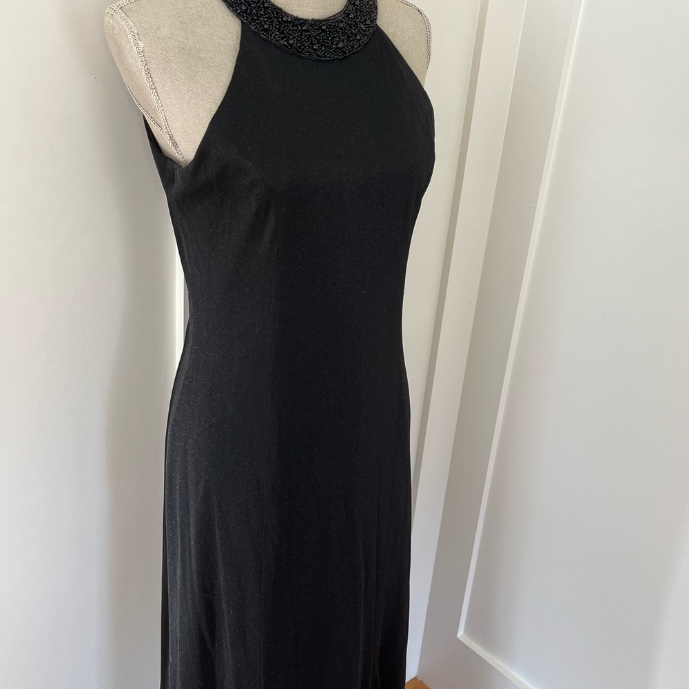 Vintage Alex Evenings halter neck formal gown